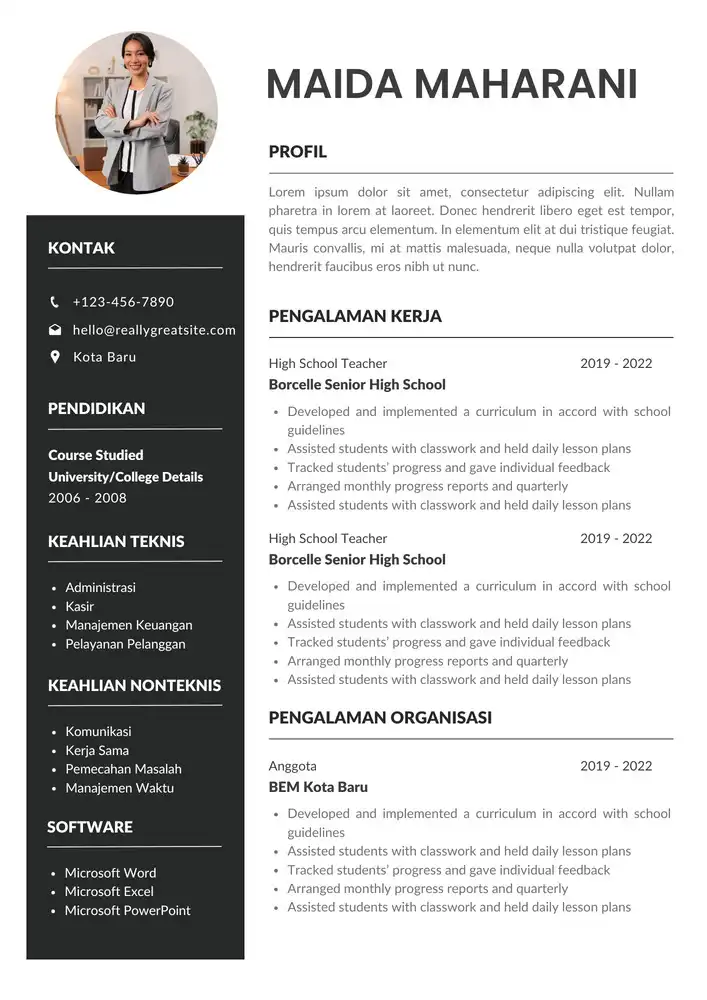 CV Kreatif 005